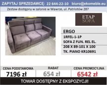 ETAP SOFA - ERGO - SOFA Z FUN. REL. EL. TK. PIANO KR10691